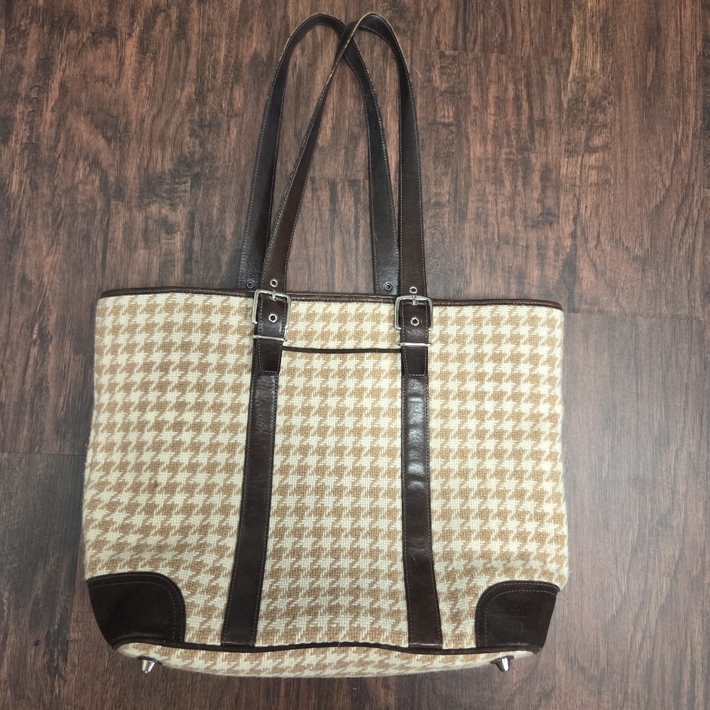 Stylish Tan and Brown Women's Tote Bag